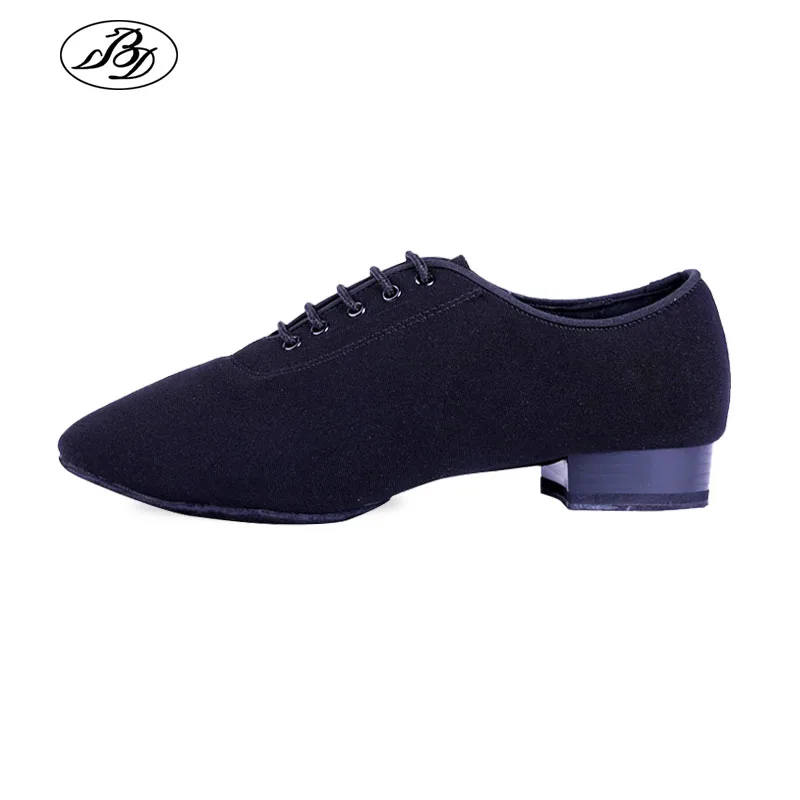 MenStandardDanceShoesBD309BallroomShoeCanvasNappedSplit