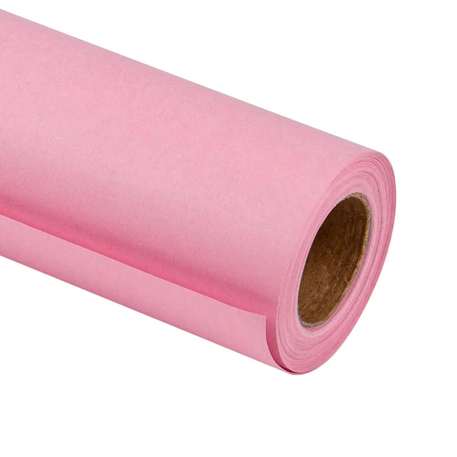 Kraft Paper Pink Roll Recyclable Paper Perfect for Wrapping, Craft, Packing, Floor Covering, Dunnage, Parcel, Table Runner,