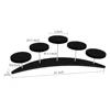 Acrylic Half Moon Dessert Cupcake Display Stand for Appetizers Collection Figures Pastries Wedding Home 6