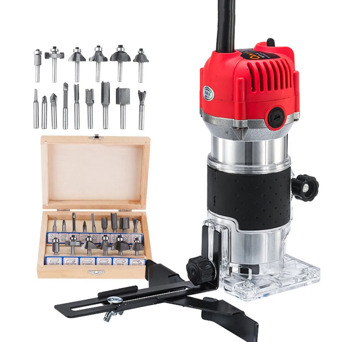 

1200W 35000RPM Electric Trimmer Wood Router Tool Woodworking Milling Cutter Carpentry Manual Trimmer Tools Router Edge Joiners