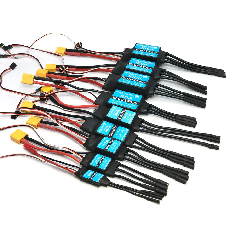 Hobbywing Skywalker 20a/30a/40/50a/60/80a/100a/ Brushless Esc Speedcontroller Con Ubec Per Rc Fpv Quadcopter Aereo Elicottero  26