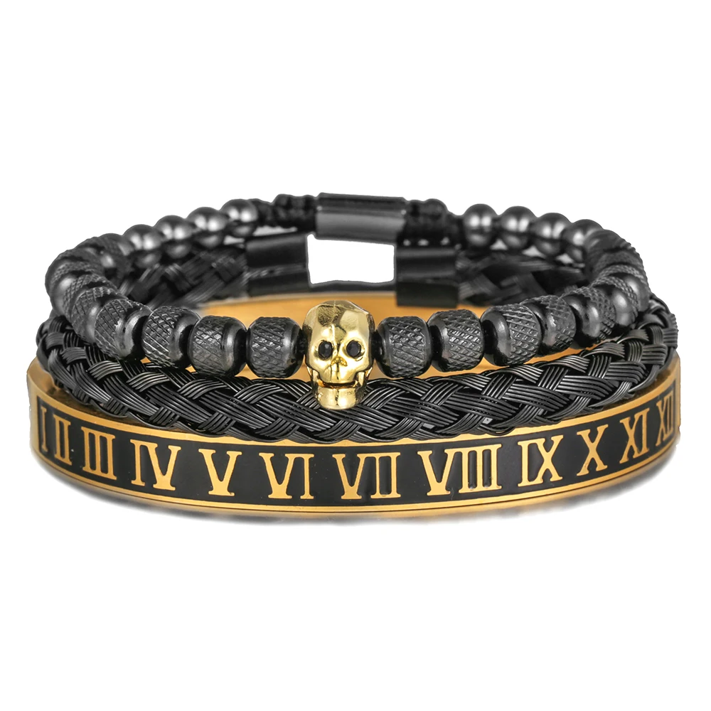Mens Skull Bracelets Stainless Steel Bracelet Stainless Stee Skull