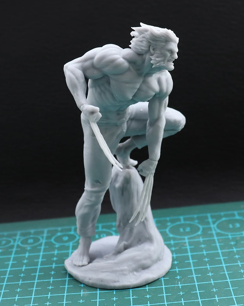 1/24 75mm 1/18 100mm Resin Model Kits Wolfman Figure Unpainted No Color RW-803