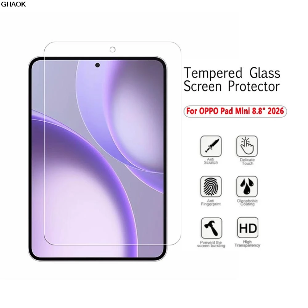 Premium Tempered Glass Screen Protector, 8.8-inch, Anti-Scratch, 2-Pack