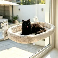 Cat Window Hammock Winter Sunbathing Bed Strong Suction Cup Foldable Hanging Cat Nest Glass Balcony Pet Supplies for Cats 1