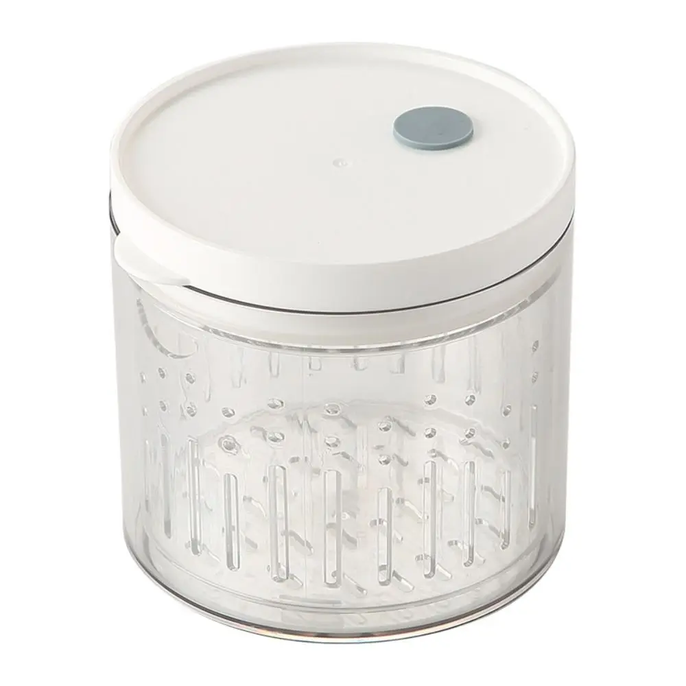Refrigerator Seasoning Box Ginger Garlic Fruit Drain sealed tank Plastic Sealed Charcuterie Container for Kitchen picnic