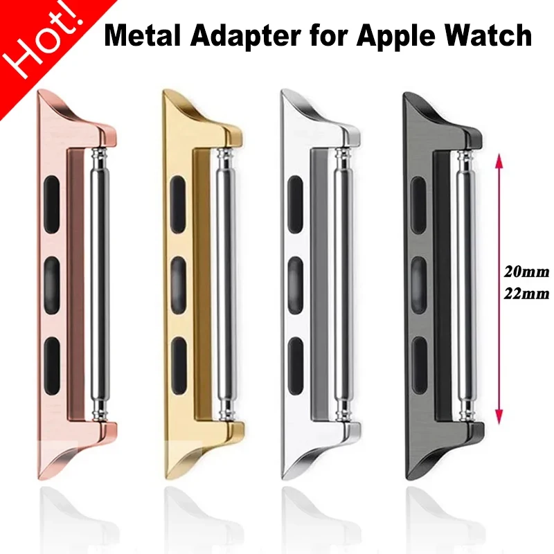Premium Metal Adapter Connector for Apple Watch Strap Accessories
