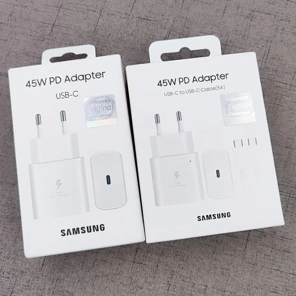 SamsungS26UltraCharger45WSuperFastChargeAdapterTypeCCableForGalaxyS26+S25EdgeS25S24S23FENote20Ultra10Plus