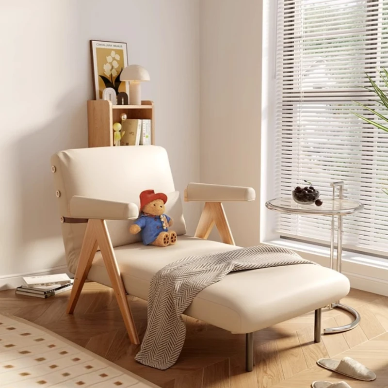 

Foldable small unit single sofa bed, household living room, bedroom, multi-purpose solid wood telescopic sofa, dual use, 1.5 met