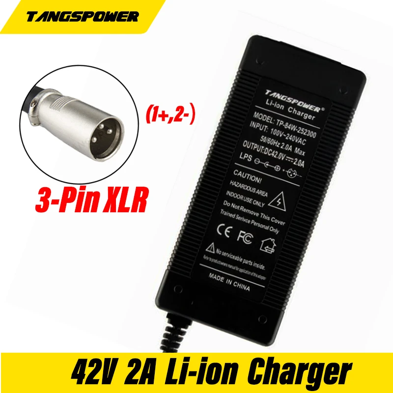 42V 2A Charger for GoGo Scooter /E300 Mini Dirt MX650 350W Motor
