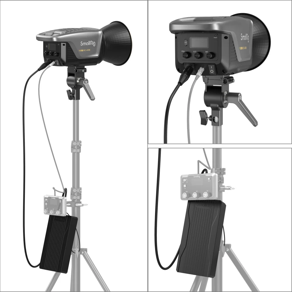 SmallRig-RC350B/350D/450B/450D 2 색 2700-6500K LED 비디오 사진 조명 블루투스 앱 제어 카메라 비디오 인터뷰, 촬영용 사진 영상 촬영 조명