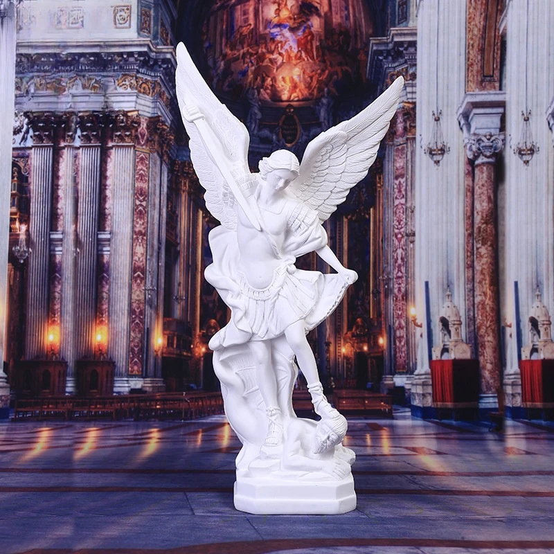 レトロなブロンズ像,レトロなブロンズ像,聖母の像,樹脂の置物,家の祝福