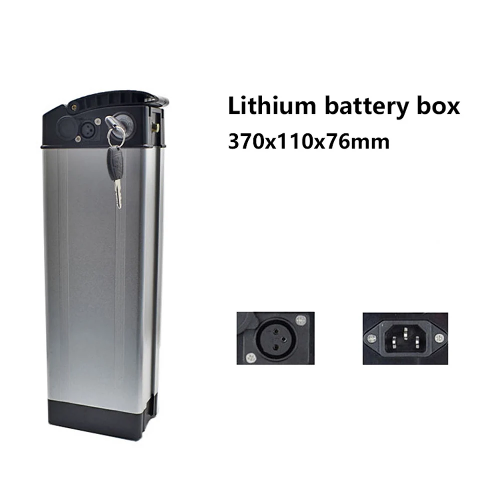 

Durable High Quality 1*Battery Box+2*Keys Bicycle Components Case ONLY DC2.5/con For 1865o Lithium Battery For Electric Bicycles