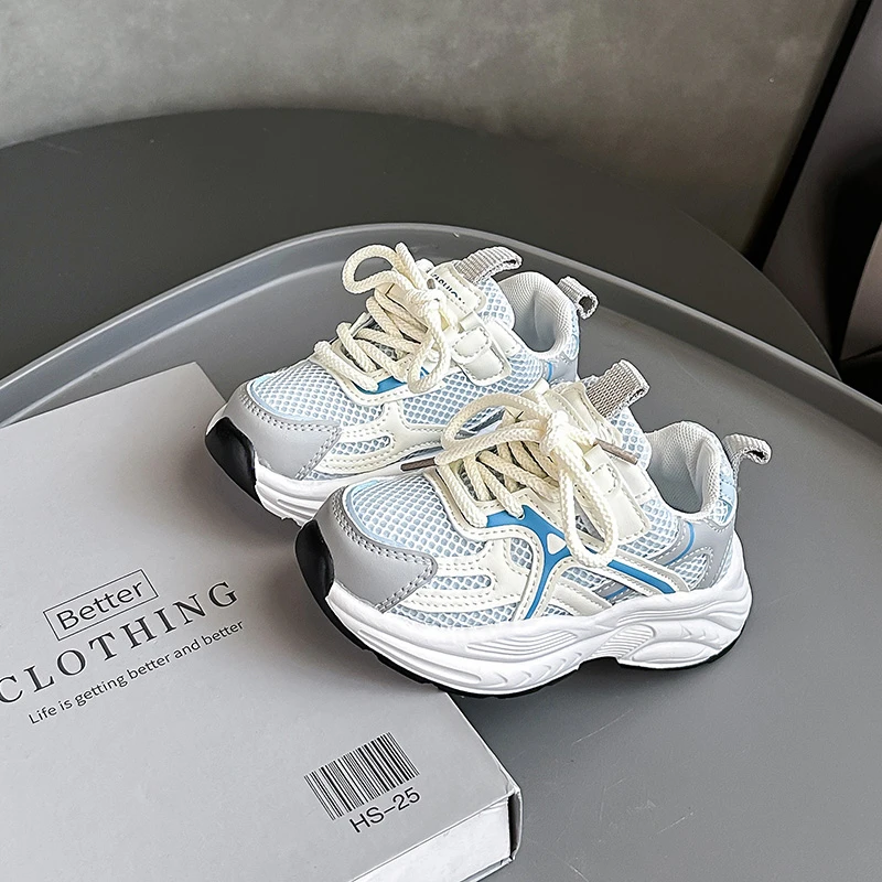 Breathable Mesh Kids Casual Sneakers for Autumn Outdoor