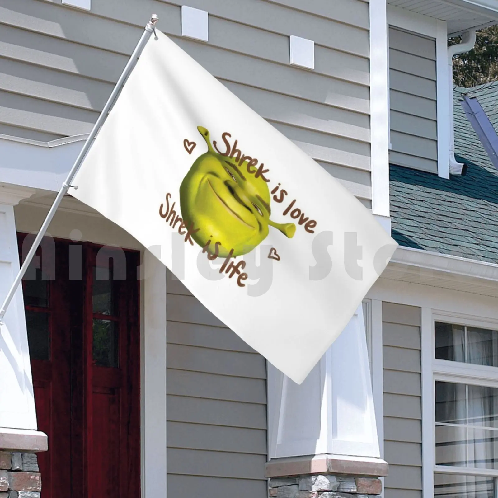 Shrek Is Love Shrek Is Life Outdoor Decor Flag Car Flag Shrek Shrek Meme  Meme Funny Memes Shrek Is Love Shrek - Flags - AliExpress