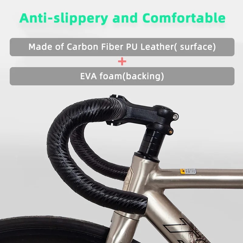 Road Bike Handlebar Tape Breathable Anti-slip PU+EVA Cycling Handle Bar bike handlebar tape