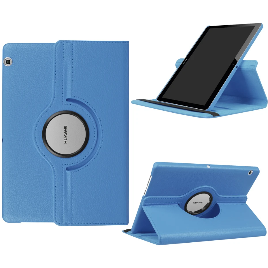 Elegant 360° Rotating PU Leather Tablet Cover