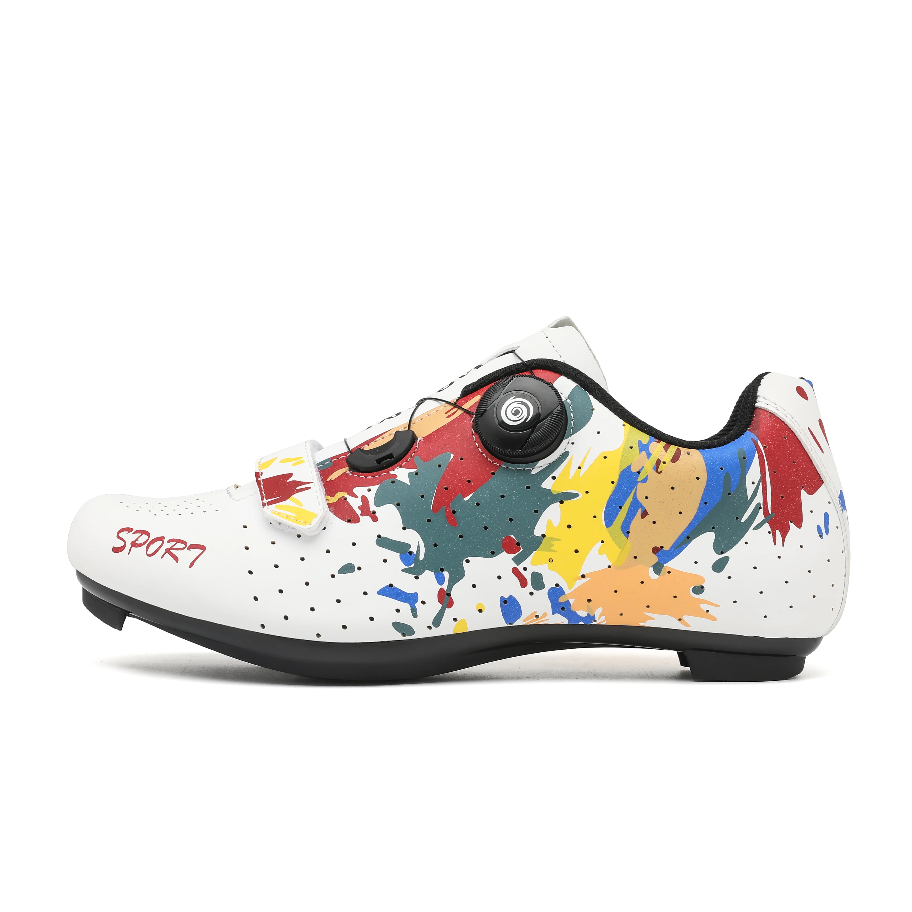 Men's SPD Cycling Shoes, Outdoor Sport No-Lock Non-Slip Breathable Mountain Bike Shoe