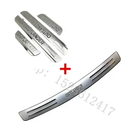 For Mitsubishi Outlander 2013 2014 2015 Stainless Steel Trim Scuff Pedal Threshold Cover Accessories Car Door Sill Protector