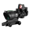 Adjustable 4x32 Red Dot 1x 4x Scope RMR Red Dot Tactical Scope 20mm Rail Scope for Glock Hunting 1
