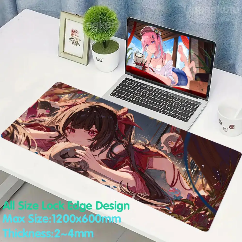 S_sparkle Mouse Popular Pad Tapete Para Mouse Rubber Pad 4mm Super Big Large Edge Gabinete Gamer Pc Escritorio Desk Mat