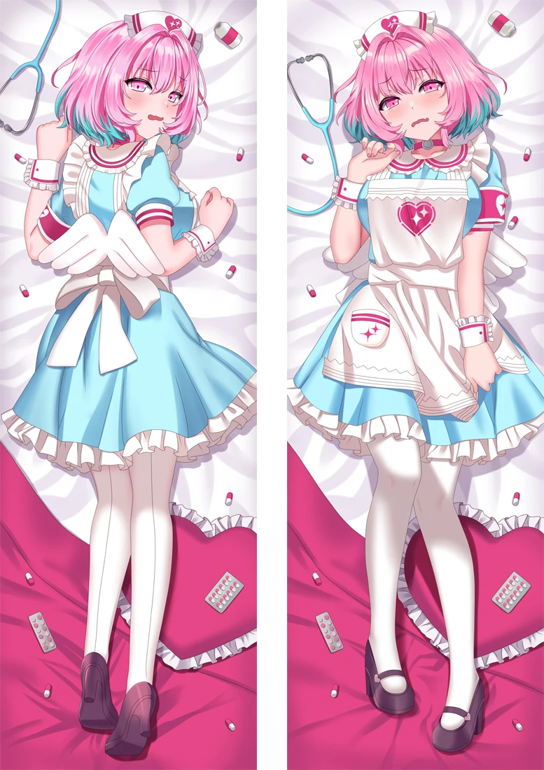 

Yumemi Riamu The Idol Master Cinderella Girls Dakimakura Cover Pink Hair Moegirls Pillowcase Bedding Pillow Long Pillowcase