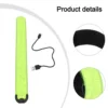 Rechargeable LED Armband 35x4cm Clap Strap Wristband Luminous Flashing Hot Pressing Tape Ring For Low-light Conditions Parts 6