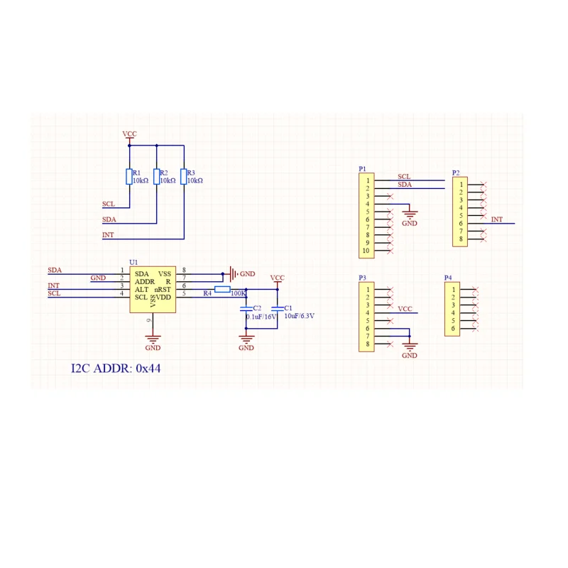 Tuya Temperature and Humidity Sensor Development Board Onboard SHT30-DIS Digital Sensor Chip