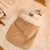 ​​Cozy Burrow Bed: Thermal Winter Cat Cave with Enclosed Sleeping Bag Design - Snuggle Sanctuary for Anxious Cats & Small Dogs 2