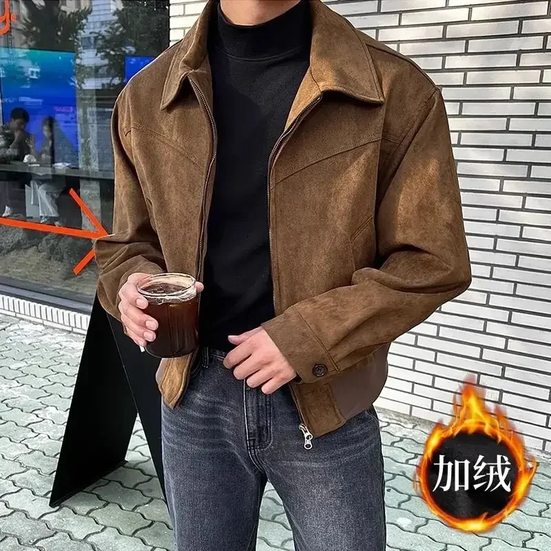 ジャケット・アウター loose double tailored over jacket brown $_57.JPG?set_id=880000500F