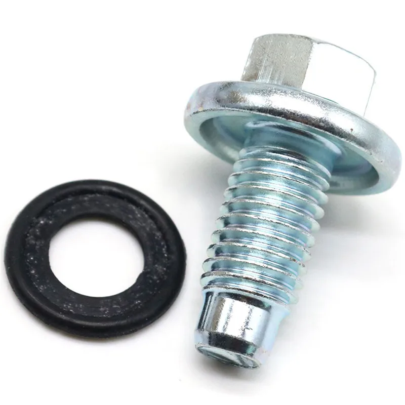 Original Oil Pan Drain Plug Bolt W/ O-ring For Chevrolet Buick Cadillac Gmc 11562588 24100042 03538469 96829610 11518377