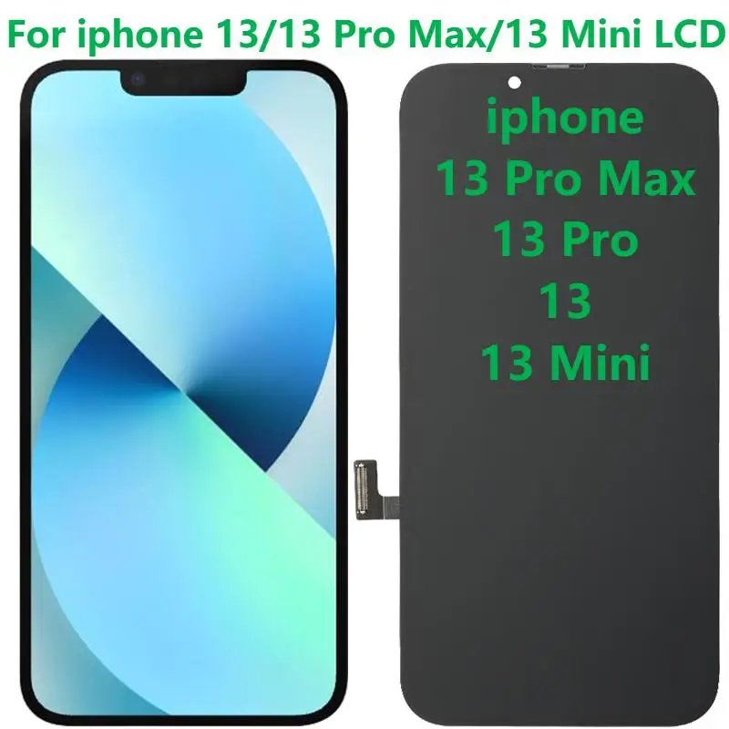 

ЖК-дисплей AMOLED/incell для iPhone 13/13 Pro Max, сменный сенсорный ЖК-экран с дигитайзером в сборе для iphone 13 Mini/13 Pro