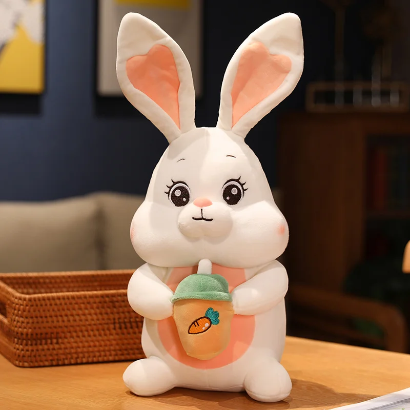 30cm Rabbit Plush Toy Cute Stuffed Rabbit Soft Cushion Bunny Kid Pillow Doll  Birthday Gifts Children Baby Accompany Sleep Toys - Movies & Tv - AliExpress