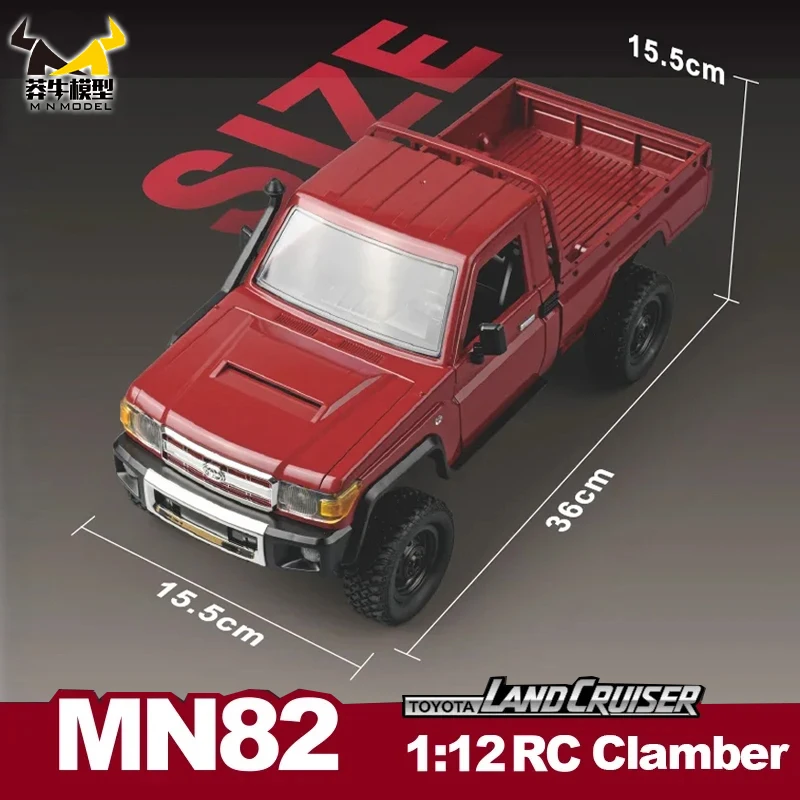 MN82 1:12 4WD Terrængående RC-bil - Gul Standard