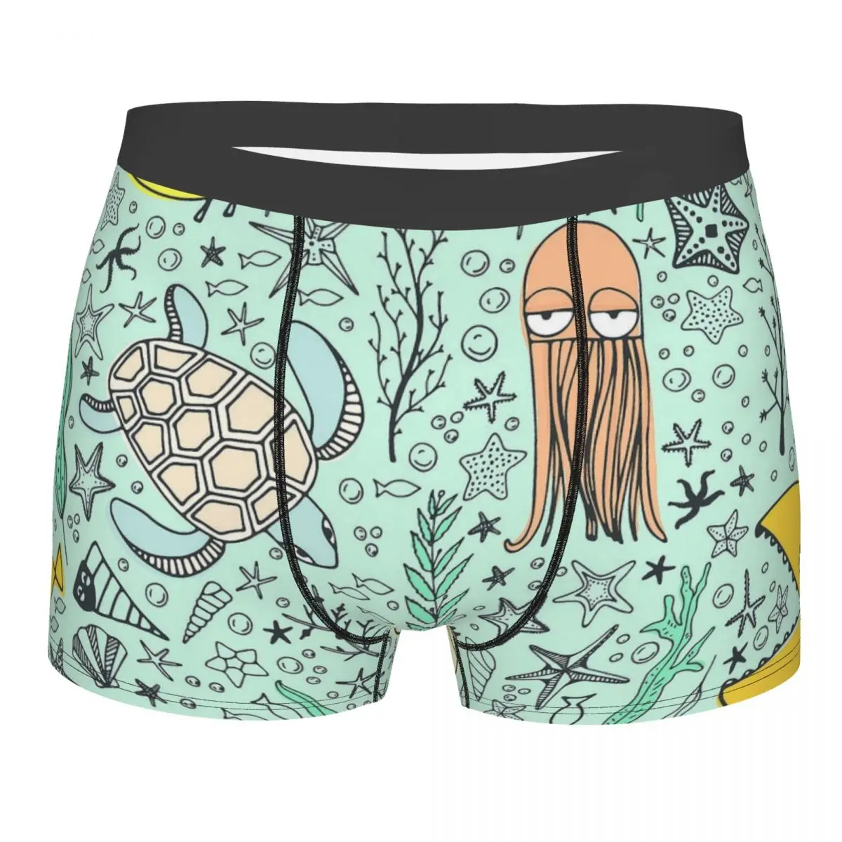 

A Crab Animals of The Sea Clever Gentle Free And Happy Underpants Cotton Panties Man Underwear Sexy Shorts Boxer Briefs