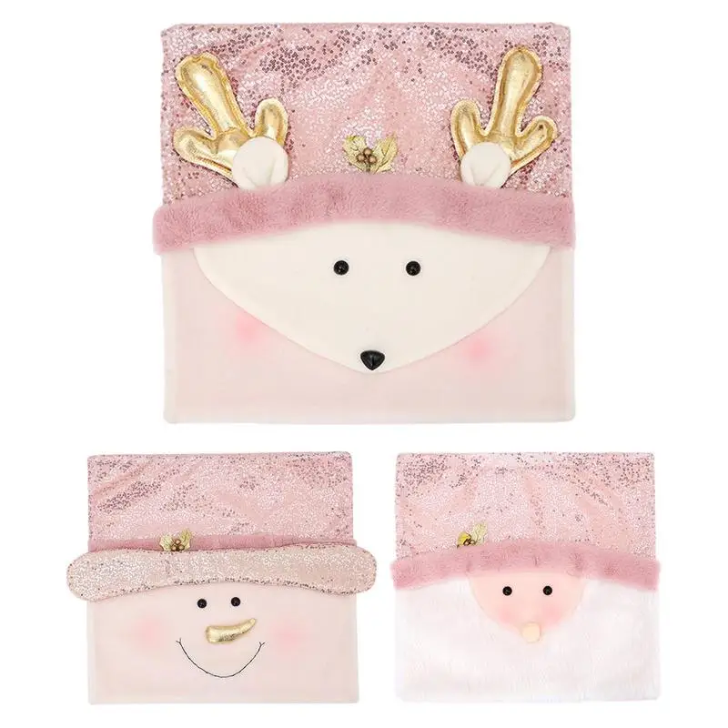 

Christmas Pillow Cover Comfortable Winter Pillowcase Fluffy Square Christmas Cushion Cover Winter Christmas Home Decorations