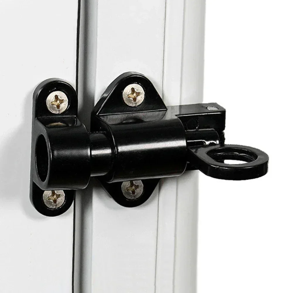 Spring Loaded Window Door Bolt Gate Security Pull Ring Spring Bounce Door Bolt Automatic Latch Gate Lock Hook Self-Closing door latch door lock cylinder
