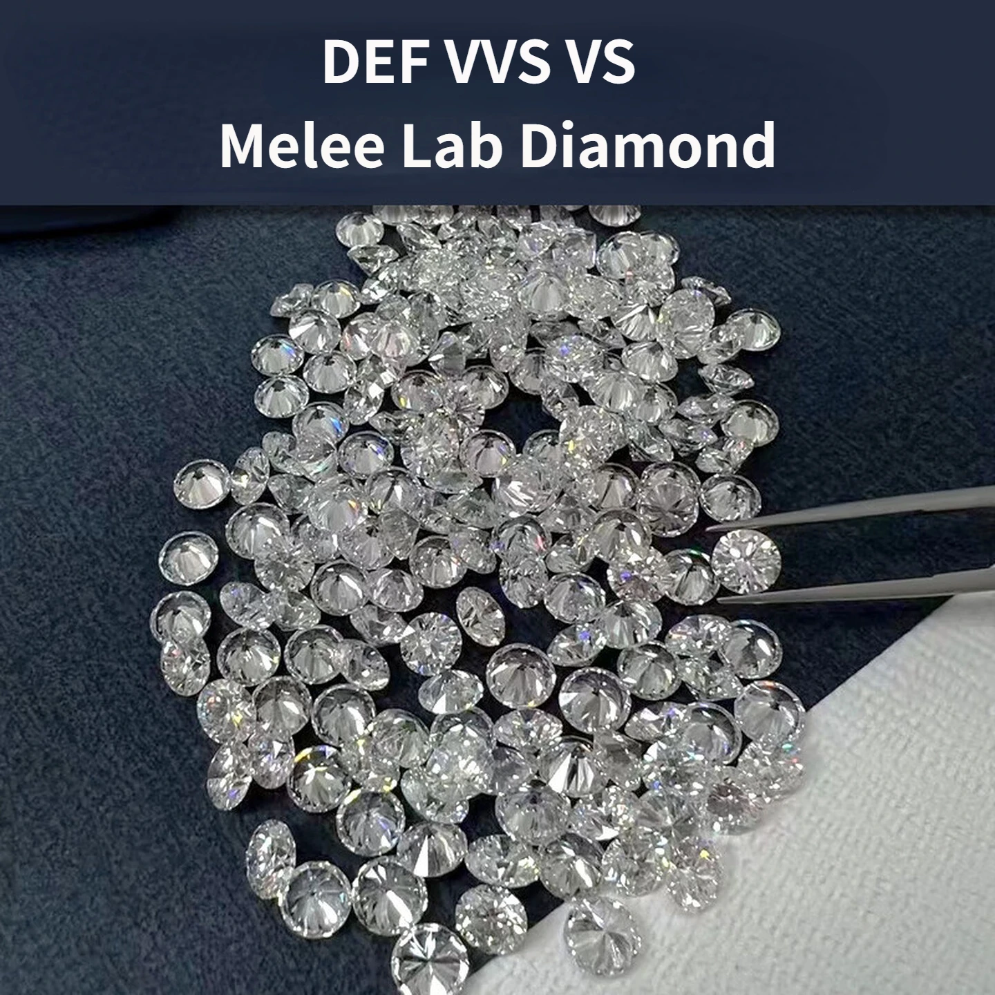 0.9mm - 3.0mm DEF VVS-VS Full Cut Melee Lab Grown Diamond 10pcs 20pcs 30pcs 0.5ct 1ct Loose Laboratory Diamonds Wholesales 1