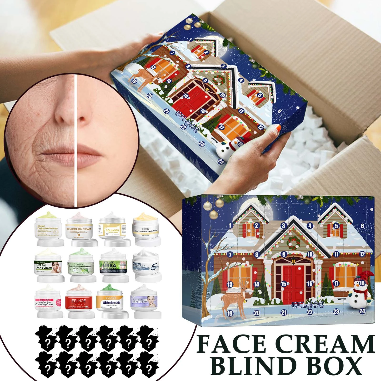 Disney Doorables Advent Calendar By Just Play 24 Doors Blind Box 