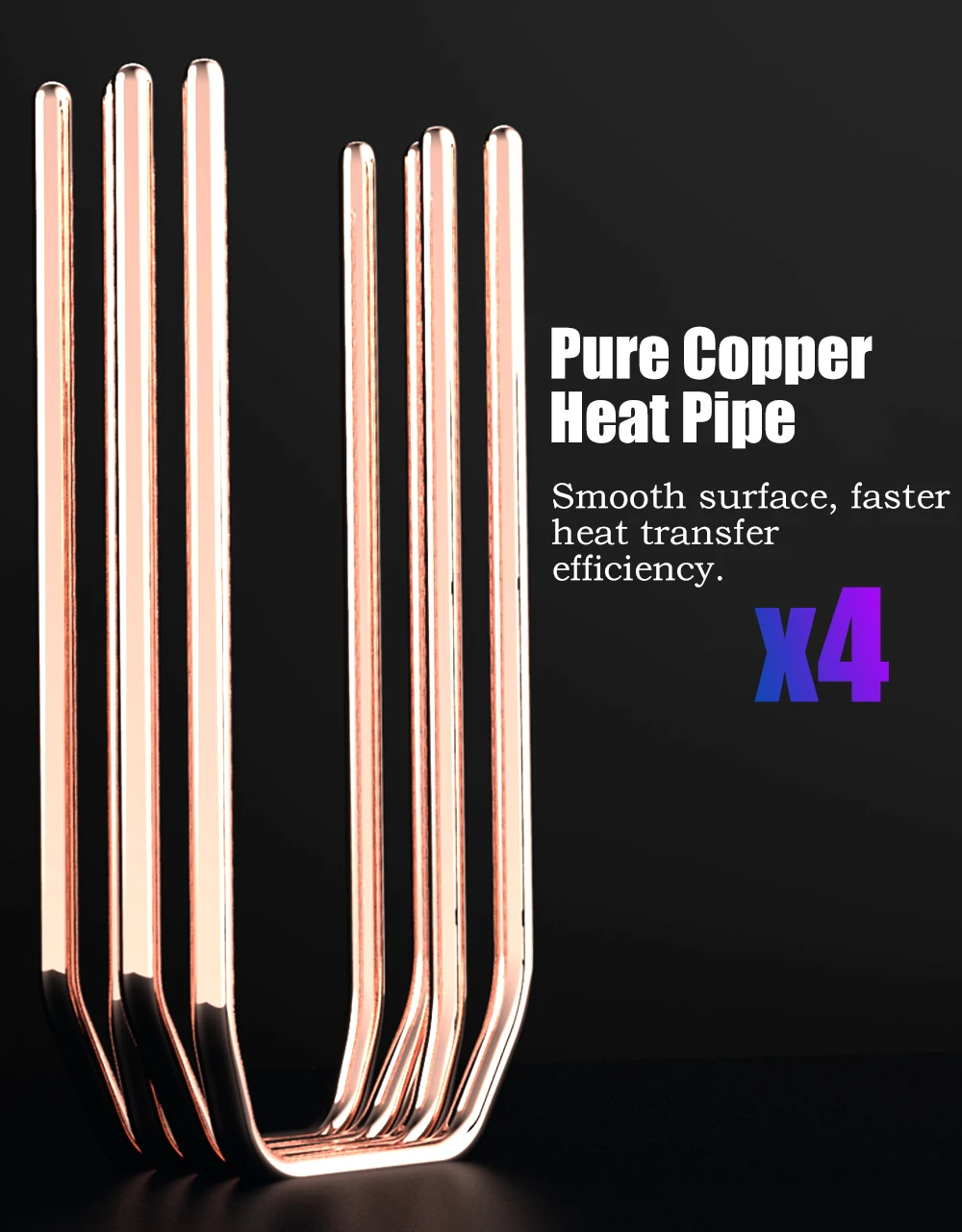 Ventilador de Refrigeração CPU, Radiador de Perfil