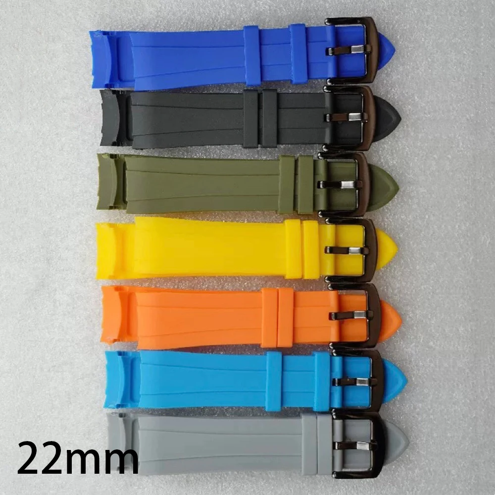 

22mm SKX007 Waterproof Rubber Strap Watch Strap Elbow Watch Modification Accessory