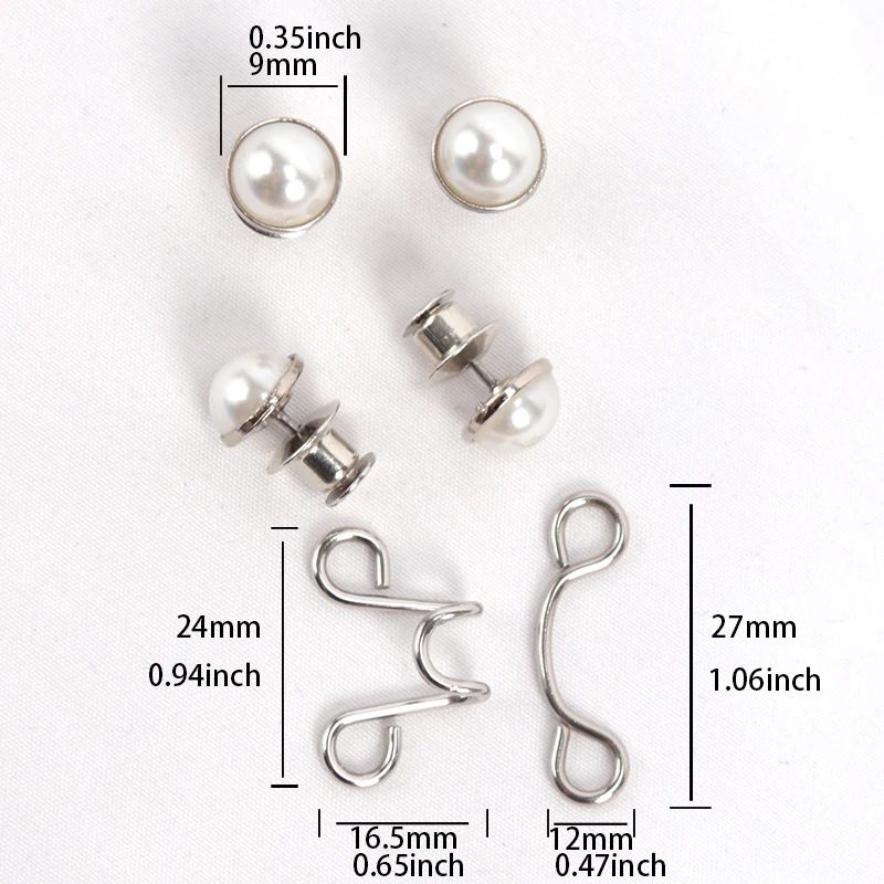 Cute Nail-free Metal Jeans Button Adjustable Waist Buckle Set Jean Button Pins Perfect Fit Instant Tighten Waist Belt for Women