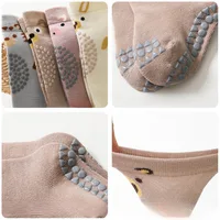 Winter Cotton Socks Boys Girls Cartoon Warm Socks for Baby Knee Socks Breathable Home Stockings Floor Sleeping Socks for Kids 4