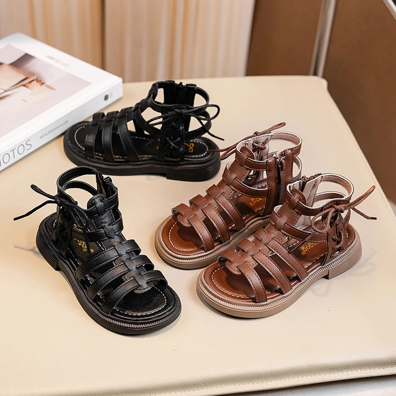 Soft Bottom Anti Slip Girls Princess Beach Sandals