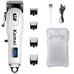 Compact Cordless Rechargeable Hair Clipper and Trimmer (KM-232 With bubble)