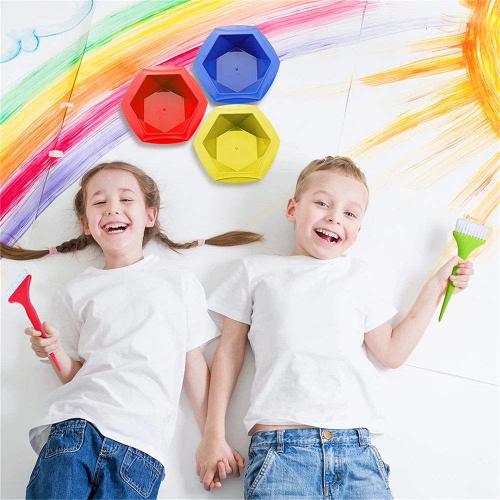 Description Picture 6 of item7pcs hair dye Brush mixer bowl for hairdresser coloring sets plastic mixing bowls Salon Hairdressing Styling Tools accessories