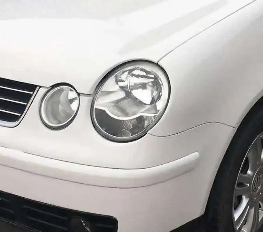 

Налобный фонарь для Volkswagen VW Polo 2002 2003 2004 2005, прозрачный абажур, накладка на переднюю фару из оргстекла