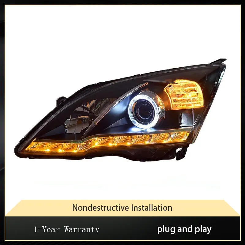 Headlights For Honda CRV 2007 2008 2009 2010 2011 New Design LED Assembly Upgrade DRL Bi Xenon Front Automotive Lamp Accessories - Image 5