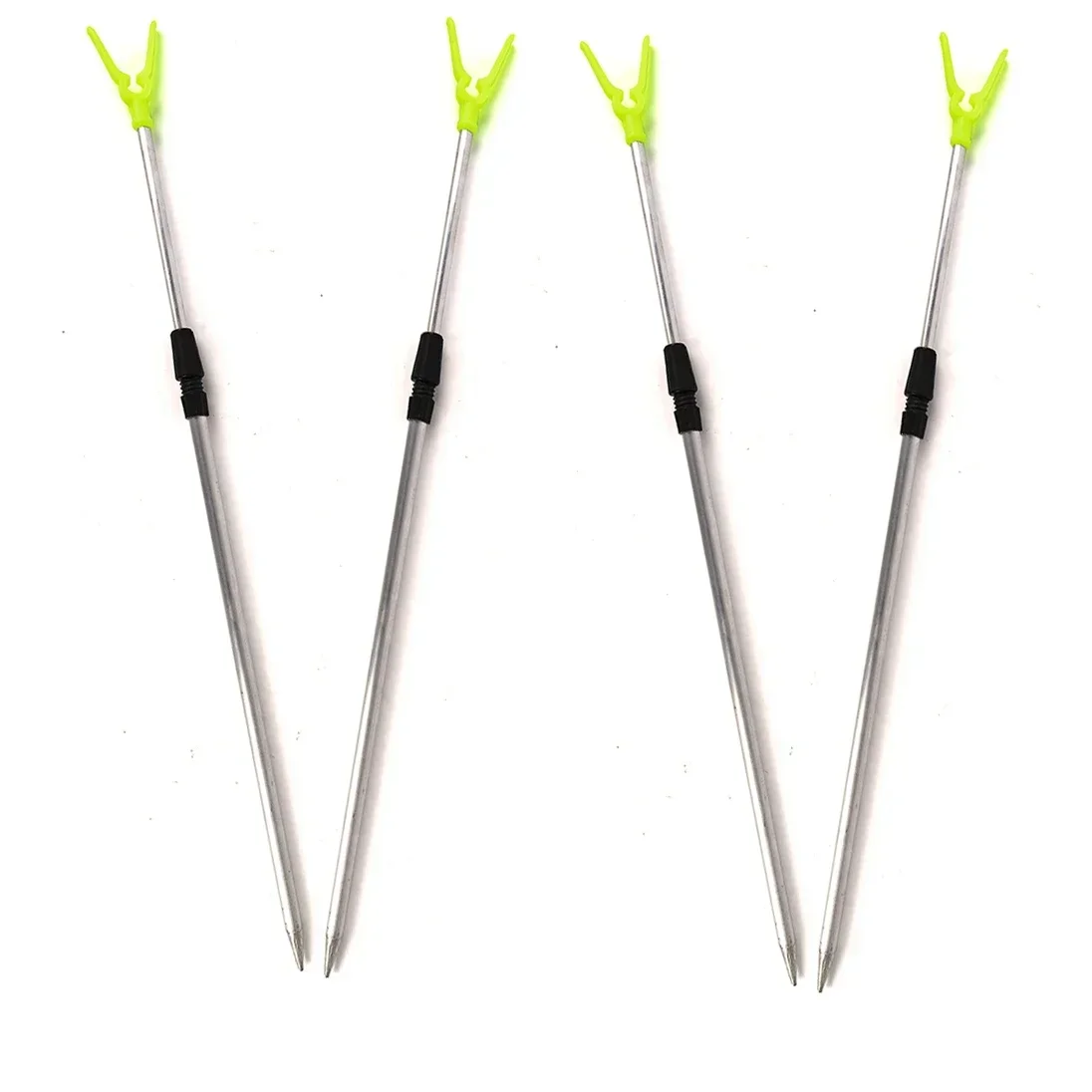 Lot de 4 supports de canne à pêche télescopiques ajustables légers et durables neufs