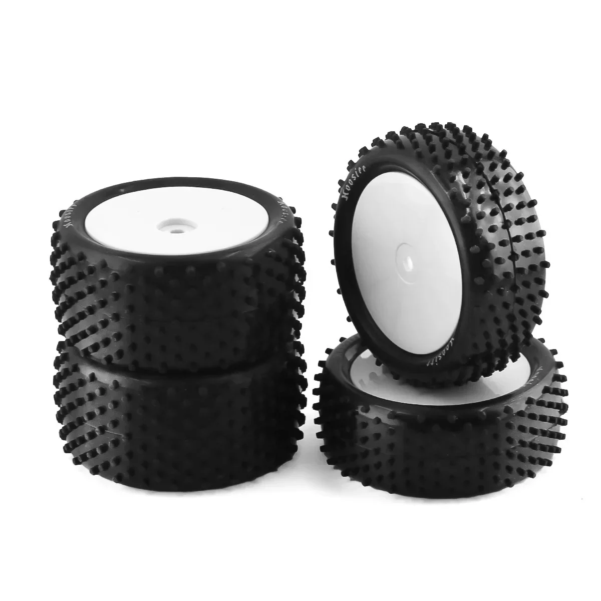 

2WD 4WD пластиковые колеса резиновая шина для 1/10 внедорожника Радиоуправляемый автомобиль SRX2 SRX4 Bandit Tekno EB410 YOKOMO YZ4